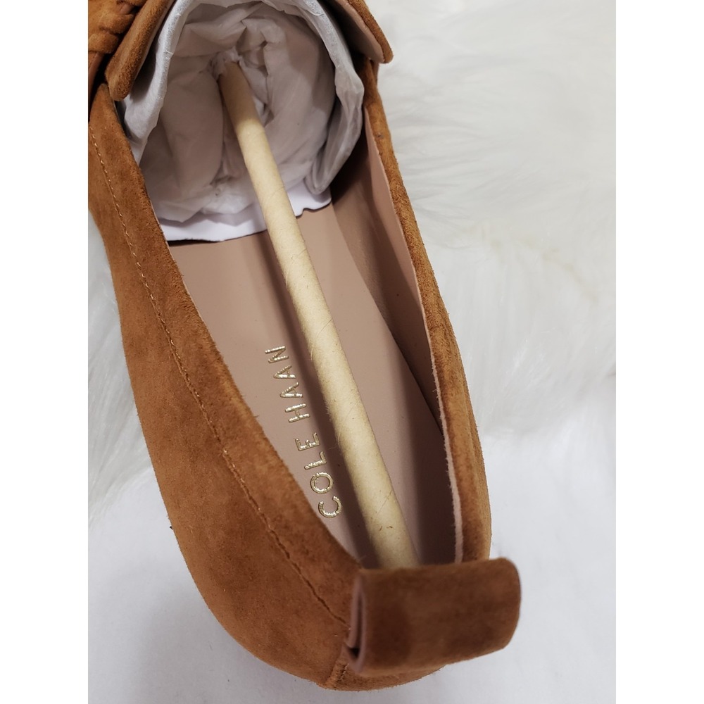 NEW‎ NO BOX SZ 8 Cole Haan Danby Travel Tobacco Loafers Moccasin Suede W33745 - Picture 7 of 9